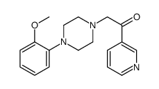 2-[4-(2-methoxyphenyl)piperazin-1-yl]-1-pyridin-3-ylethanone结构式