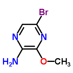 5-Bromo-3-methoxypyrazin-2-amine Structure