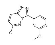 6-chloro-3-(2-methoxypyrimidin-4-yl)-[1,2,4]triazolo[4,3-b]pyridazine Structure