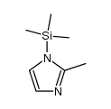 N-(trimethylsilyl)-2-methylimidazole Structure