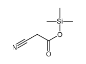 Cyanoacetic acid trimethylsilyl ester结构式