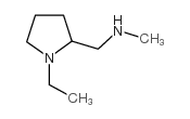 (1-乙基吡咯烷-2-基)-n-甲基甲胺结构式