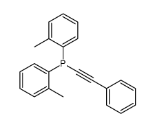 bis(2-methylphenyl)-(2-phenylethynyl)phosphane Structure
