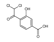 4-(2,2-dichloroacetyl)-3-hydroxybenzoic acid结构式