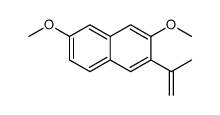 3,6-dimethoxy-2-prop-1-en-2-ylnaphthalene Structure