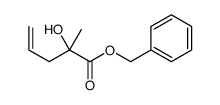 benzyl 2-hydroxy-2-methylpent-4-enoate Structure