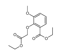 ethyl 2-(2-ethoxy-2-oxoethoxy)-3-methoxybenzoate结构式