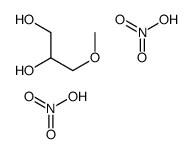 3-methoxypropane-1,2-diol,nitric acid Structure
