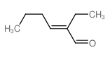 2-Ethyl-2-hexenal Structure