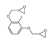 2-[[2-methyl-3-(oxiran-2-ylmethoxy)phenoxy]methyl]oxirane结构式