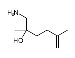 1-amino-2,5-dimethylhex-5-en-2-ol Structure