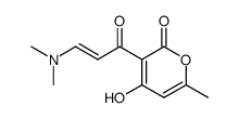 3-[3(dimethylamino)acryloyl]-4-hydroxy-6-methyl-2H-pyran-2-one结构式