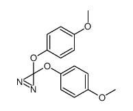 3,3-bis(4-methoxyphenoxy)diazirine结构式