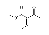 methyl 2-acetylbut-2-enoate结构式