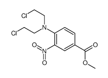 methyl 4-[bis(2-chloroethyl)amino]-3-nitrobenzoate Structure