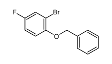 (2-BROMO-4-FLUOROPHENYL)BENZYL ETHER Structure