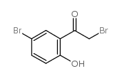 2-溴-1-(5-溴-2-羟基苯基)乙酮结构式