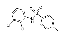 N-(2,3-dichlorophenyl)-4-methylbenzenesulfonamide结构式
