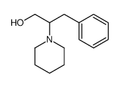3-phenyl-2-piperidin-1-ylpropan-1-ol结构式