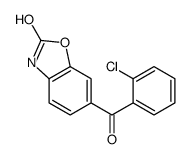 6-(2-chlorobenzoyl)-3H-1,3-benzoxazol-2-one结构式