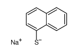 sodium 1-naphthalenethiolate Structure