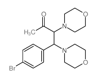 4-(4-bromophenyl)-3,4-dimorpholin-4-yl-butan-2-one picture