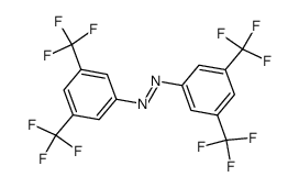 (E)-1,2-bis(3,5-bis(trifluoromethyl)phenyl)diazene结构式