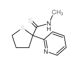 N-methyl-2-pyridin-2-ylthiolane-2-carbothioamide Structure