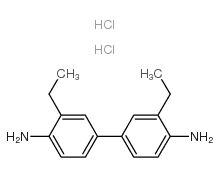 3,3'-Diethylbenzidine Dihydrochloride Structure
