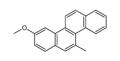 3-methoxy-11-methylchrysene Structure