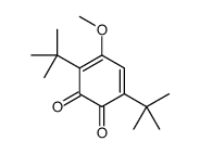 3,6-ditert-butyl-4-methoxycyclohexa-3,5-diene-1,2-dione Structure