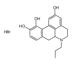 2,10,11-trihydroxy-N-n-propylnoraporphine结构式