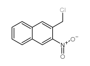 2-氯甲基-3-硝基萘结构式