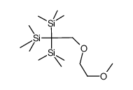 1-methoxyethoxy-2,2,2-tris(trimethylsilyl)ethane结构式
