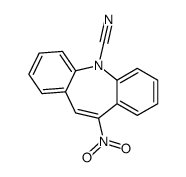 10-nitro-5H-dibenz[b,f]azepine-5-carbonitrile Structure