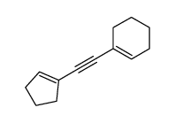 1-(2-cyclopentenylethynyl)cyclohex-1-ene Structure