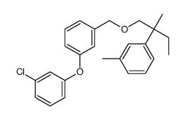 1-chloro-3-[3-[[2-methyl-2-(3-methylphenyl)butoxy]methyl]phenoxy]benze ne结构式