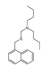 N-butyl-N-(naphthalen-1-ylmethylsulfanylmethyl)butan-1-amine Structure
