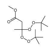 methyl 3,3-bis(tert-butylperoxy)butanoate结构式