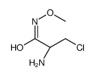 (2R)-2-amino-3-chloro-N-methoxypropanamide Structure