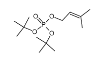 Di-t-butyl prenyl phosphate Structure