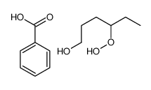 benzoic acid,4-hydroperoxyhexan-1-ol Structure