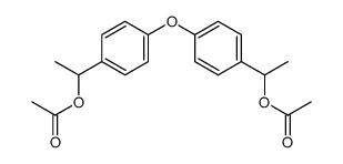 bis[4-(1-hydroxyethyl)phenyl] ether diacetate结构式