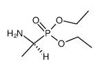 (S)-(1-Aminoethyl)phosphonsaeure-diethylester结构式