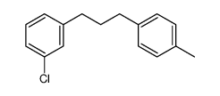 1-chloro-3-(3-(p-tolyl)propyl)benzene结构式