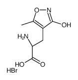 3-(3-Hydroxy-5-methyl-1,2-oxazol-4-yl)-L-alanine hydrobromide (1: 1)结构式