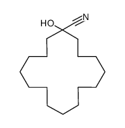 cyclohexadecanone cyanohydrin Structure