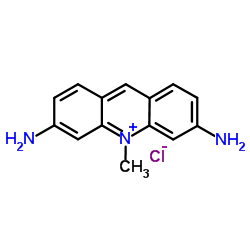 氯代3,6-二氨基-10-甲基吖啶结构式