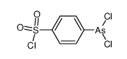 4-dichloroarsino-benzenesulfonyl chloride Structure