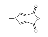 1-methyl-1H-pyrrole-3,4-dicarboxylic anhydride Structure